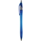 aerial view a translucent blue - sapphire with blue ink javalina jewel(r) ballpoint pen, image 1 of 2