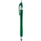 aerial view a emerald green with black ink javelina javelin stylus pen - metallic, image 1 of 3