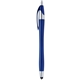 aerial view a blue with black ink javelina javelin stylus pen - metallic, image 1 of 3