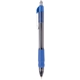 aerial view a dark blue with blue ink maxglide click(r) corporate arrow pen, image 1 of 3