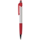 aerial view a red with black ink mardi gras(r) ballpoint pen, image 1 of 2