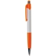 aerial view a orange with blue ink mardi gras(r) ballpoint pen, image 1 of 2