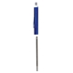 aerial view a metallic blue pocket screwdriver - rev. 2.5mm tech 0 phillips blade / magnet top, image 1 of 2