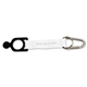a white bottle holder lanyard keychain
