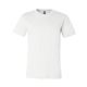 aerial view a white bella+canvas(r) unisex jersey short sleeve tee, image 1 of 9