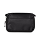 aerial view a black first aid travel kit -13 piece, image 1 of 5