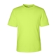 aerial view a safety yellow core365 - unisex capital performance t - shirt, image 1 of 8