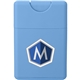 aerial view a blue 0.67 oz noshinku refillable pocket hand sanitizer, image 1 of 11