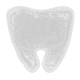 aerial view a clear tooth gelbead hot / cold pack, image 1 of 2
