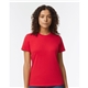 a group of gildan - womens softstyle(r) midweight t - shirt