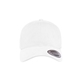 aerial view a white yp classics adult brushed cotton twill mid - profile cap - all, image 1 of 4