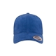 aerial view a royal blue yp classics adult brushed cotton twill mid - profile cap - all, image 1 of 4