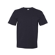 aerial view a navy bayside usa - made midweight pocket t - shirt, image 1 of 3