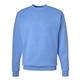 aerial view a carolina blue hanes - unisex ecosmart(r) crewneck sweatshirt, image 1 of 3