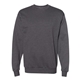 aerial view a charcoal heather hanes - unisex ecosmart(r) crewneck sweatshirt, image 1 of 3