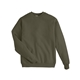 a fatigue green hanes - unisex ecosmart(r) crewneck sweatshirt