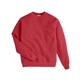 a heather red hanes - unisex ecosmart(r) crewneck sweatshirt
