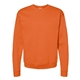 aerial view a safety orange hanes - unisex ecosmart(r) crewneck sweatshirt, image 1 of 3
