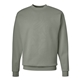 aerial view a stonewashed green hanes - unisex ecosmart(r) crewneck sweatshirt, image 1 of 3