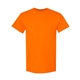 aerial view a safety orange gildan heavy cotton(tm) youth t - shirt, image 1 of 3