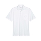 aerial view a white core365 - mens origin performance piqu polo with pocket, image 1 of 5