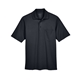aerial view a black core365 - mens origin performance piqu polo with pocket, image 1 of 5