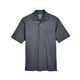 aerial view a carbon core365 - mens origin performance piqu polo with pocket, image 1 of 5