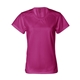 aerial view a hot pink badger - womens b - core t - shirt - colors, image 1 of 3