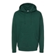 aerial view a forest green independent trading co. - unisex midweight hooded sweatshirt, image 1 of 3