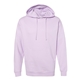aerial view a lavender independent trading co. - unisex midweight hooded sweatshirt, image 1 of 3
