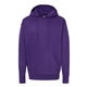 aerial view a purple independent trading co. - unisex midweight hooded sweatshirt, image 1 of 3