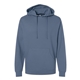 aerial view a storm blue independent trading co. - unisex midweight hooded sweatshirt, image 1 of 3