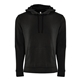 aerial view a black/ black next level - unisex santa barbara hoodie sweatshirt, image 1 of 2