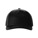 aerial view a black richardson - five - panel trucker cap - colors, image 1 of 3