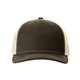 aerial view a chocolate chip/ birch richardson - five - panel trucker cap - colors, image 1 of 3