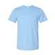 aerial view a heather carolina blue bella + canvas - cvc jersey tee - colors, image 1 of 3