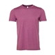 aerial view a heather magenta bella + canvas - cvc jersey tee - colors, image 1 of 3