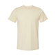 aerial view a heather soft cream bella + canvas - cvc jersey tee - colors, image 1 of 3