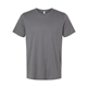 aerial view a solid asphalt blend bella + canvas - cvc jersey tee - colors, image 1 of 3