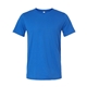 aerial view a solid true royal blend bella + canvas - cvc jersey tee - colors, image 1 of 3