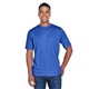 aerial view a sport royal heather team 365 mens sonic heather performance t - shirt, image 1 of 5