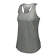 a grey heather augusta sportswear ladies lux tri - blend tank