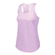 a light lavender heather augusta sportswear ladies lux tri - blend tank
