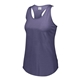 a navy heather augusta sportswear ladies lux tri - blend tank