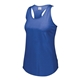 a royal heather augusta sportswear ladies lux tri - blend tank