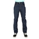 aerial view a raw indigo 30 shaka wear - raw denim straight - leg jean pants, image 1 of 3