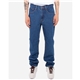 aerial view a stone washed denim blue 42 shaka wear - raw denim straight - leg jean pants, image 1 of 2