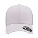 aerial view a silver flexfit adult 110(r) mesh cap, image 1 of 3