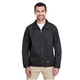 aerial view a black dickies mens unlined eisenhower jacket, image 1 of 3