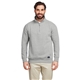 aerial view a oxford heather nautica mens anchor quarter - zip pullover, image 1 of 6